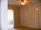 Property Image 908Bedroom with new brushed nickel Ceiling Fan and large closet